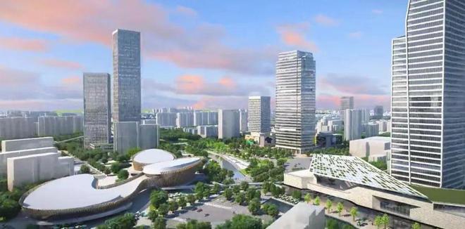 Leyu体育：闵行中企云启春申网站售楼处发布：豪宅新格局!(图4)