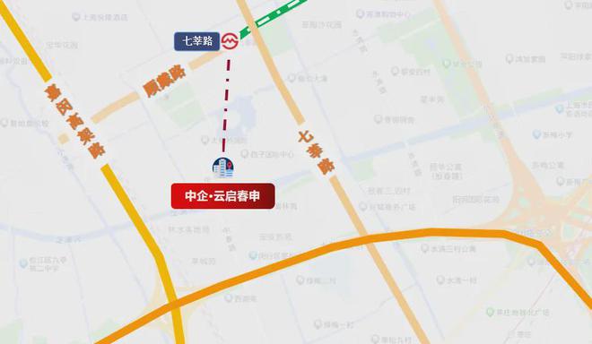 Leyu体育：闵行中企云启春申网站售楼处发布：硬核精装交付！(图13)