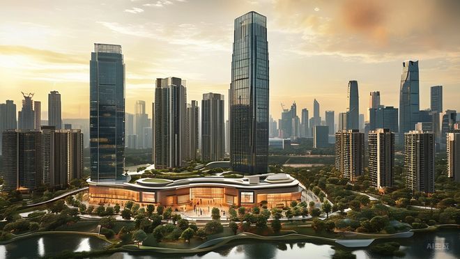 Leyu体育：®宝山中環置地中心·望雲售楼处发布：刚需改善全覆盖！(图1)