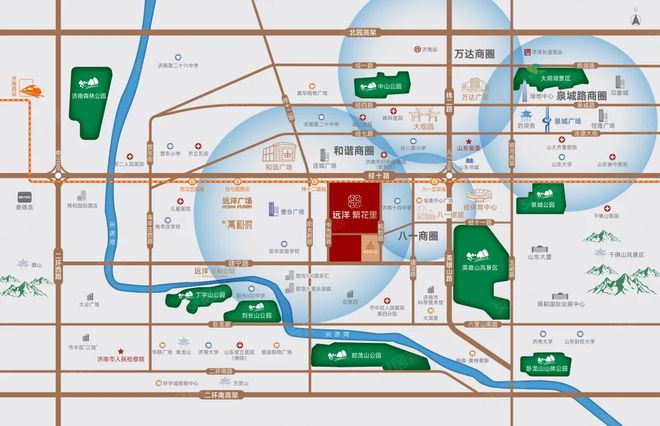 Leyu体育：聚焦济南楼市：远洋繁花里售楼处电话营销中心@电话(图6)